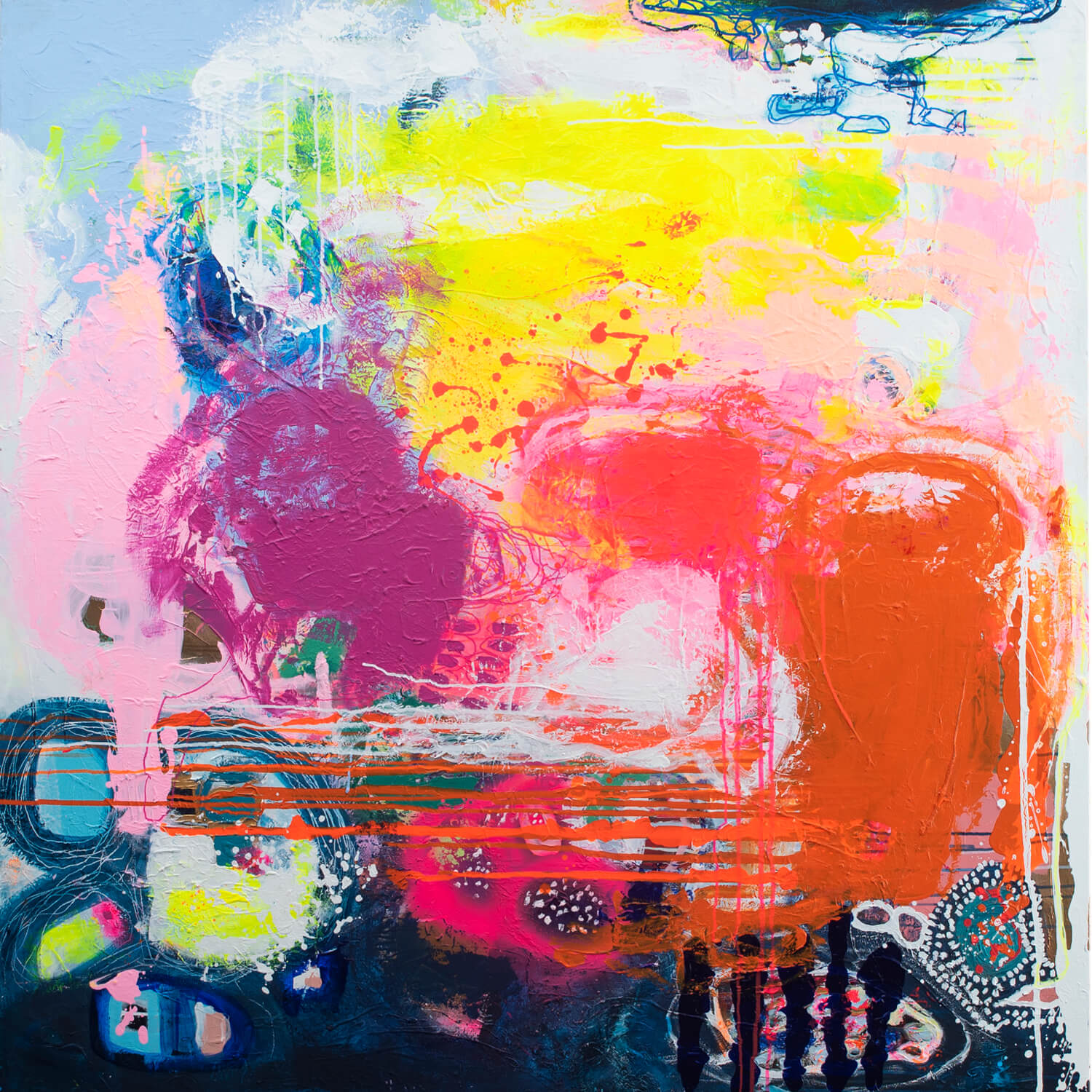 Abstract art contemporary art paintings