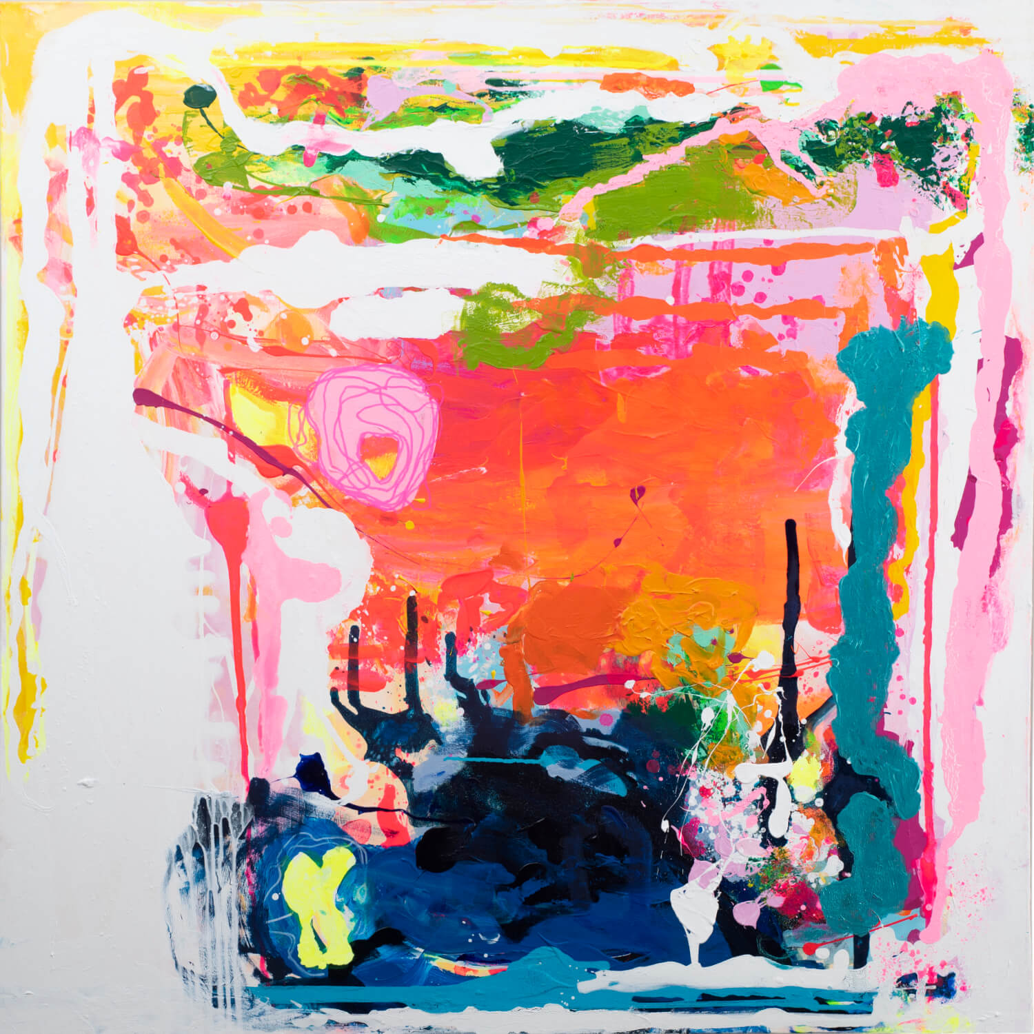 Abstract art contemporary art