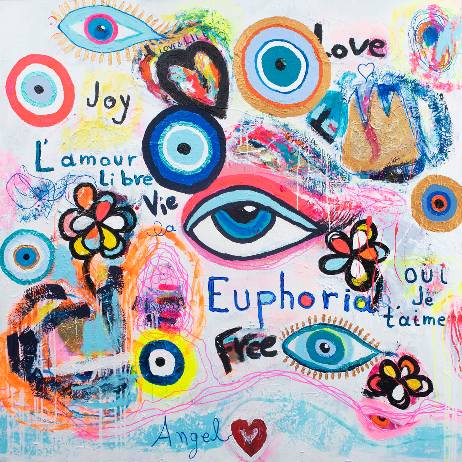 Abstract art contemporary art paintings
